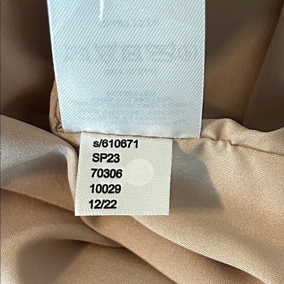 Ann Taylor Tan Dress with White Dots - Picture 8 of 8